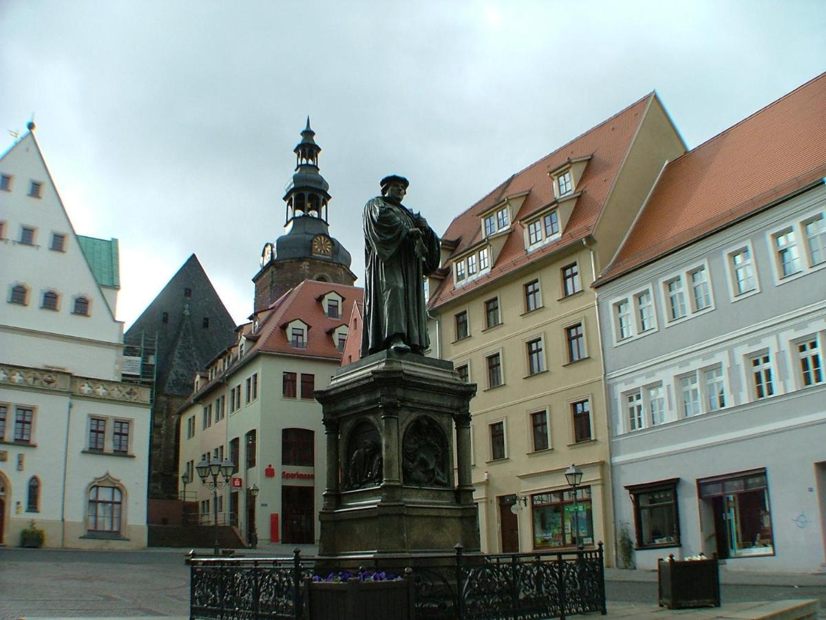 Hotel Garni Pension Zur Lutherstadt ルターシュタット・アイスレーベン エクステリア 写真